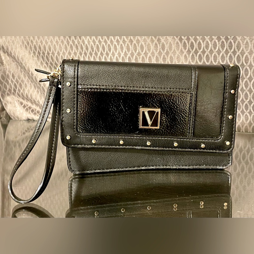 Victoria’s Secret Tech Wristlet Black/Gold NEW
